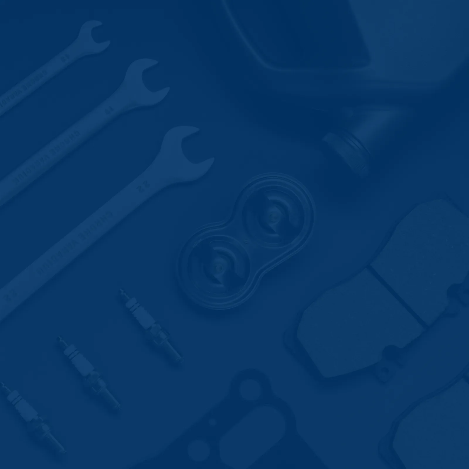 Original FXG automotive parts and tools artwork